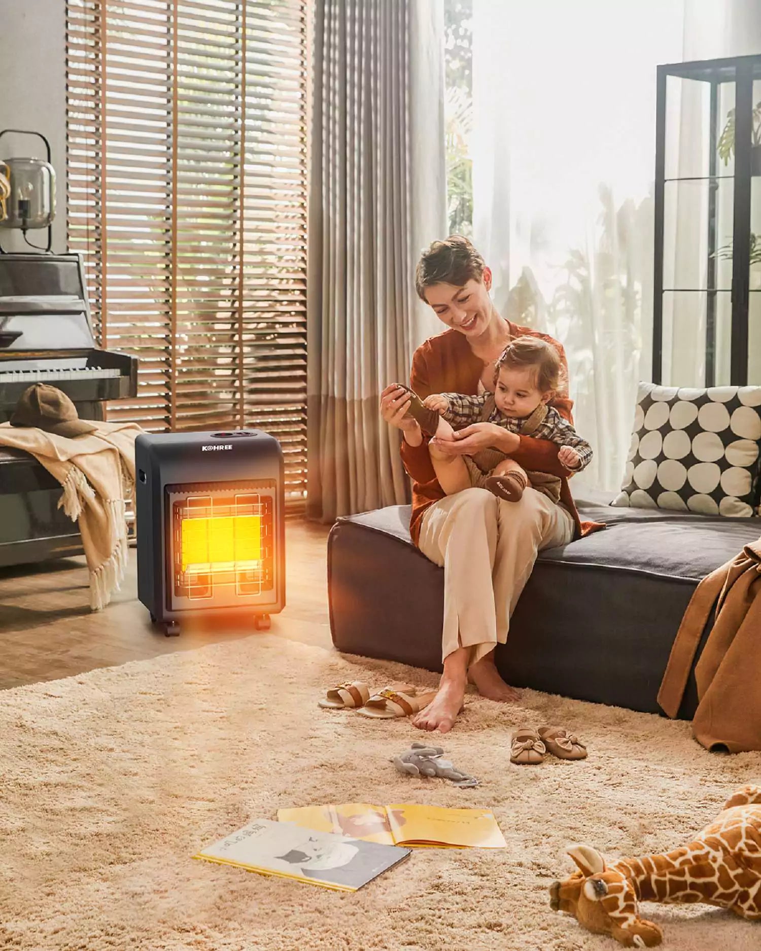 Kohree portable propane cabinet heater