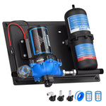 RV water pump with accumulator tank