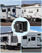 RV door handle application