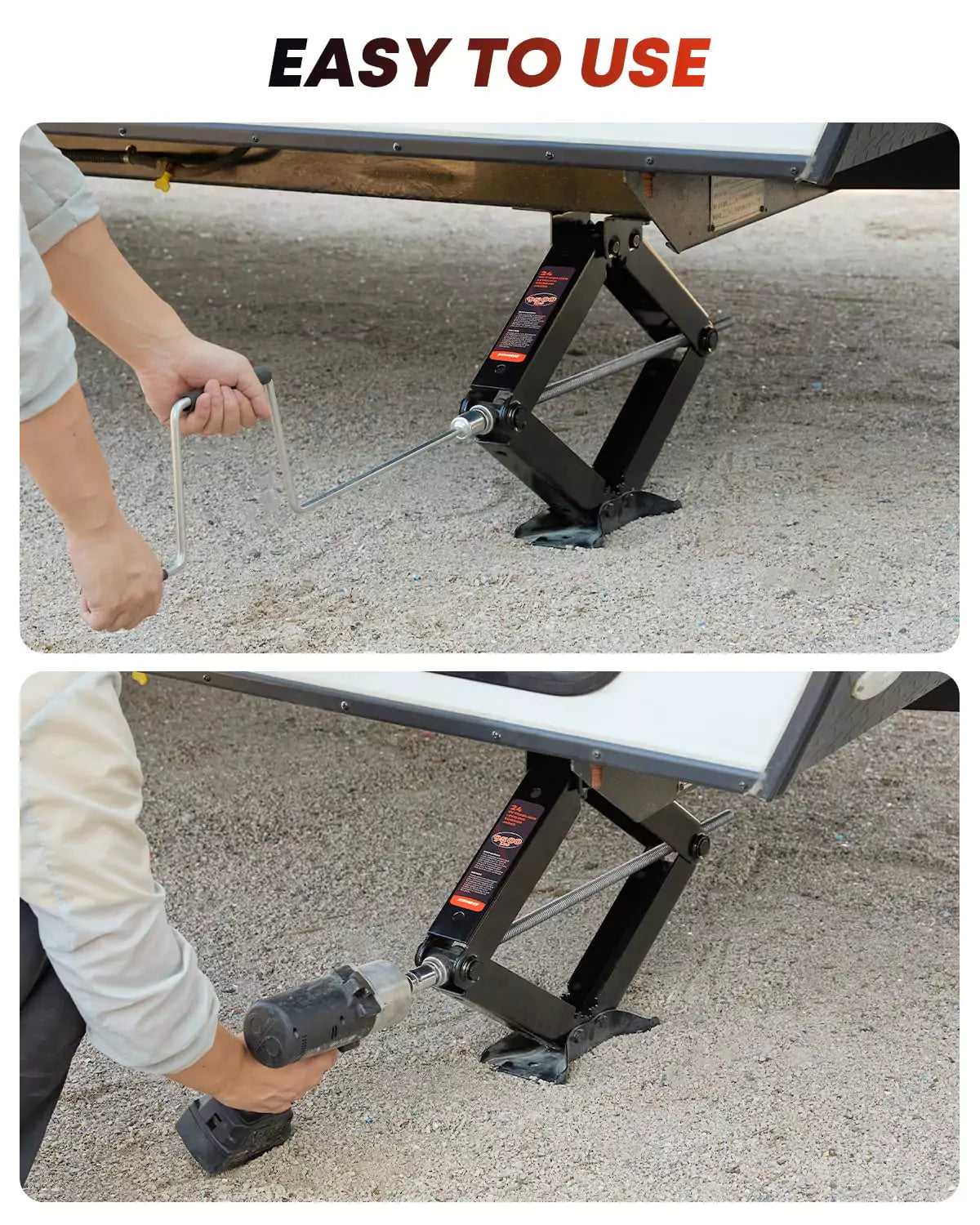 Easy to use kohree rv jacks and stabilizers 9500 lbs