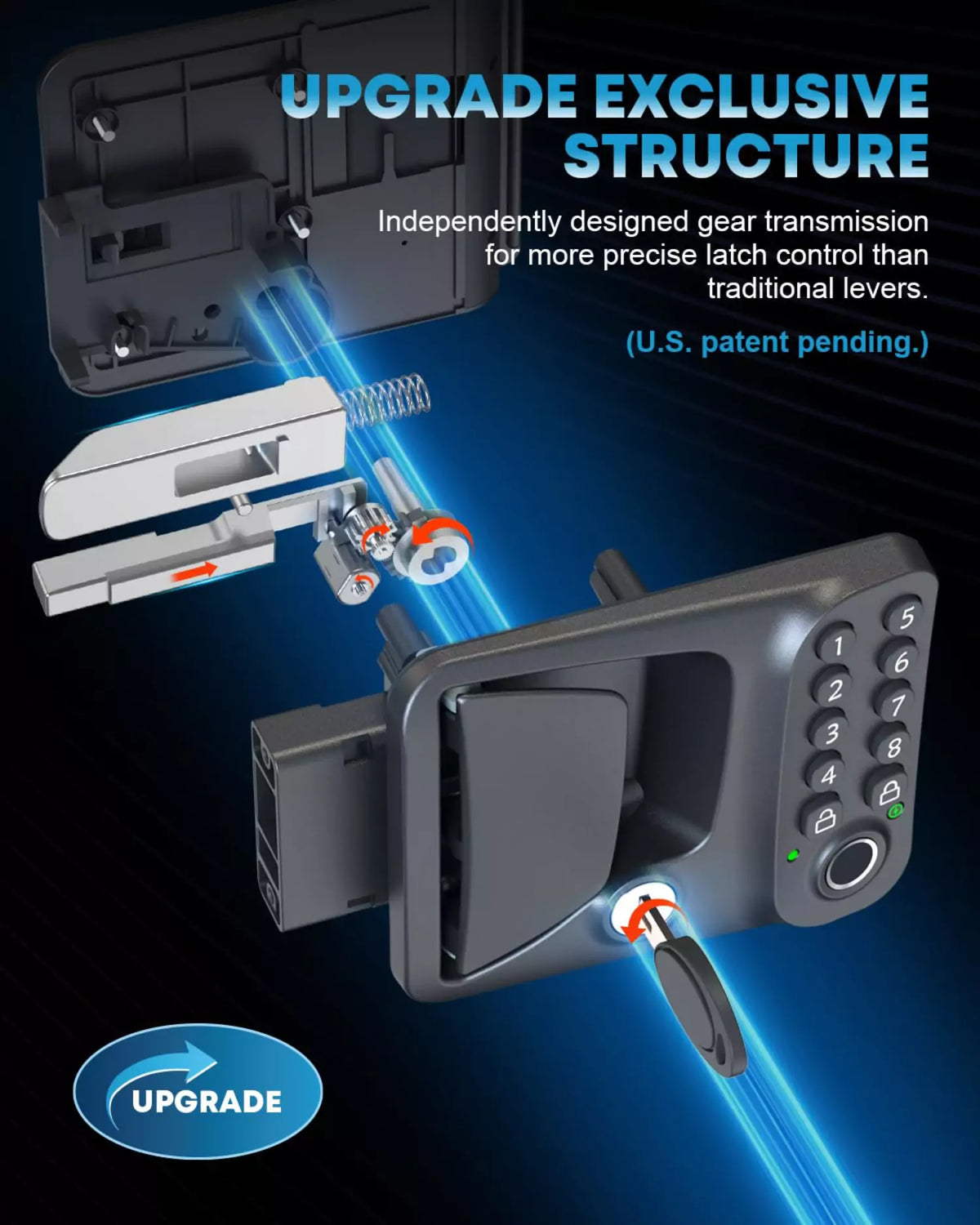 Upgrade exclusive structure camper door handle