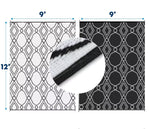 Rv outdoor mats 9x12 black