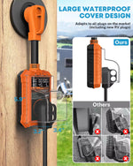 Large waterproof cover design rv surge protector 50 amp