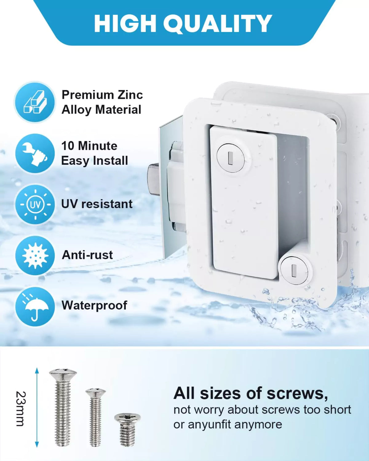 HIgh quality rv trailer door locks