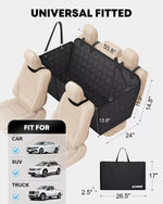 Universal fitted size of seat cover dog car