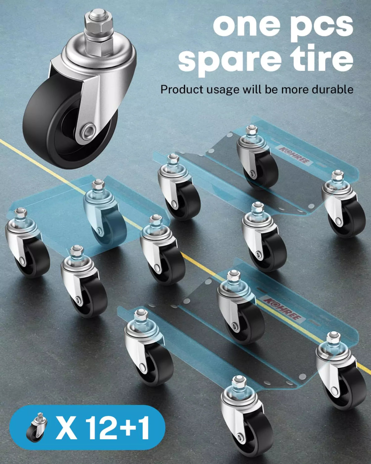 Extra snowmobile dolly spare tire