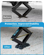 Stabilizer jack pad prevent jack sink in the sand