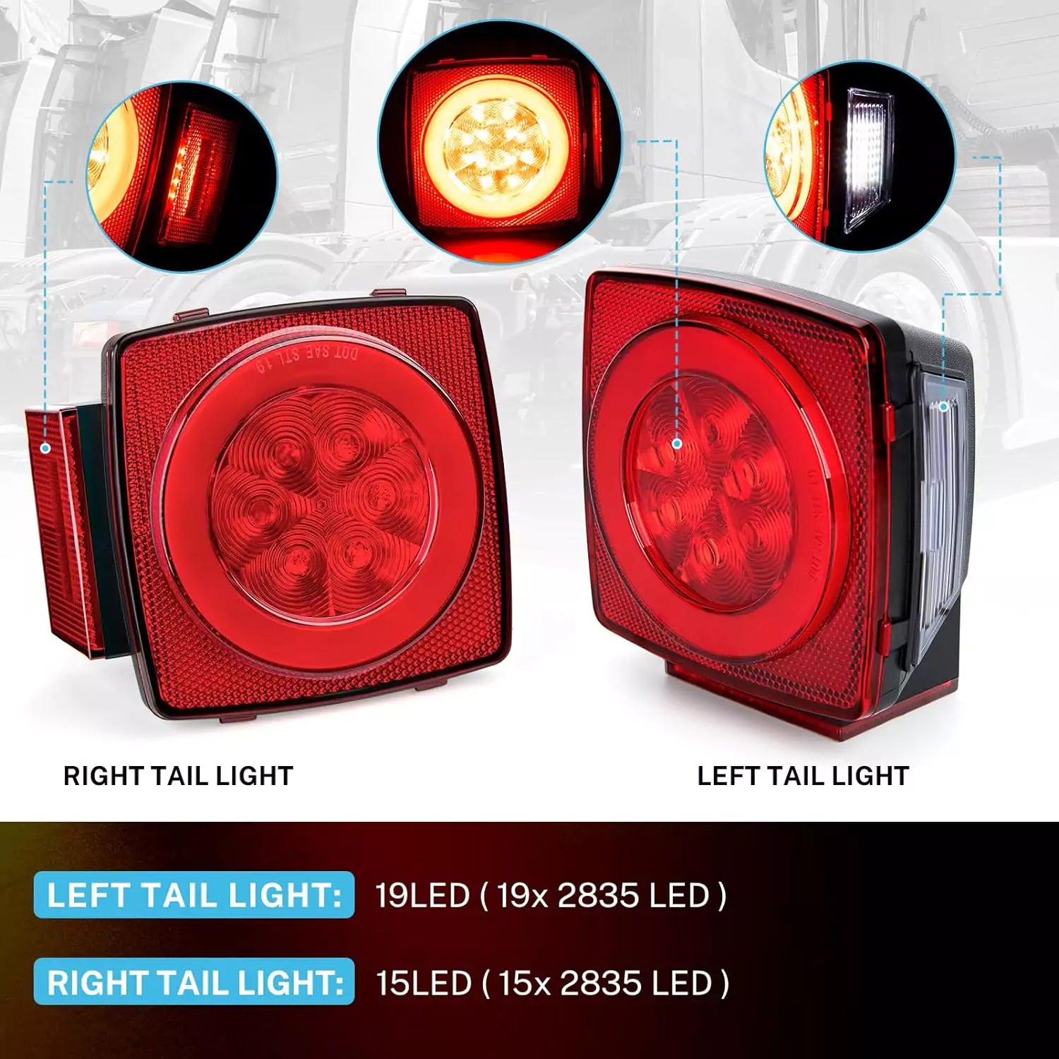 Trailer light kit