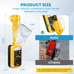 Large capacity waterproof cover can be adapted to any plug