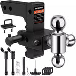 Towing hitch with ball and accessories 