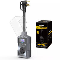 30 amp Power surge protector with digital display and packaging 