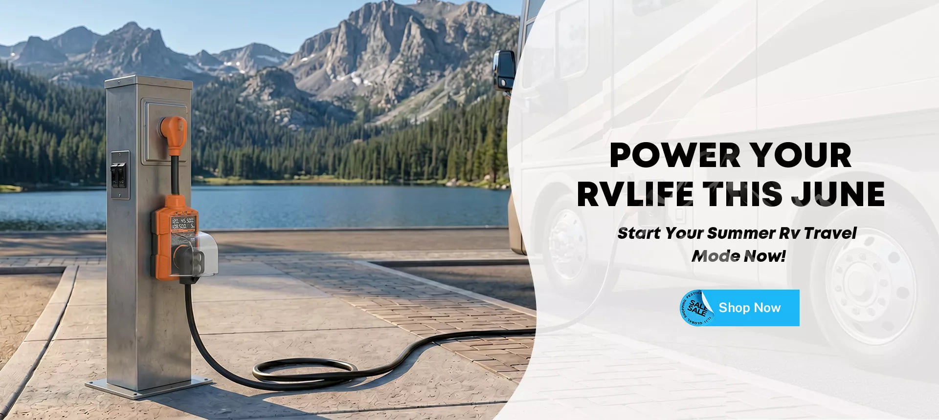 RV charging station