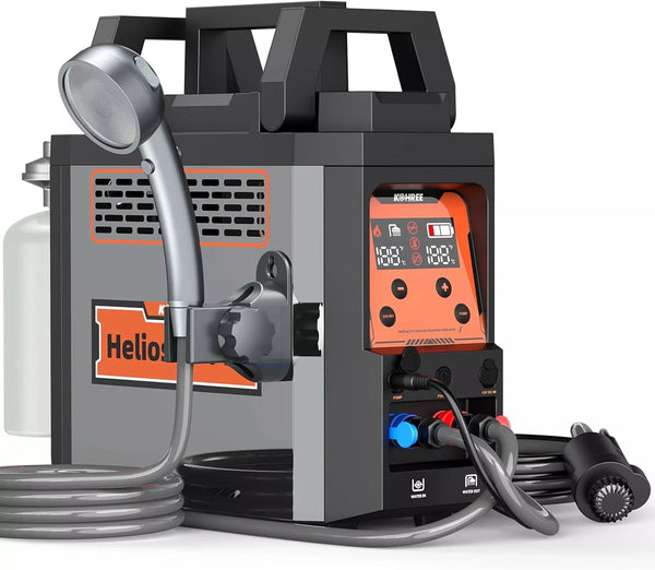 Helios 20 Pro Portable Propane Water Heater 20,000 BTU