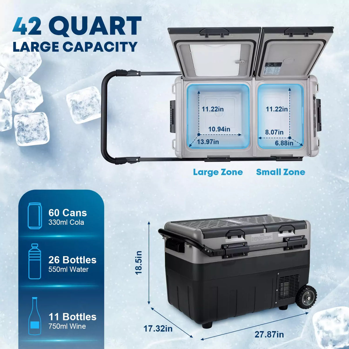 portable freezer and fridge