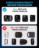 Compatibility chart for door handles 