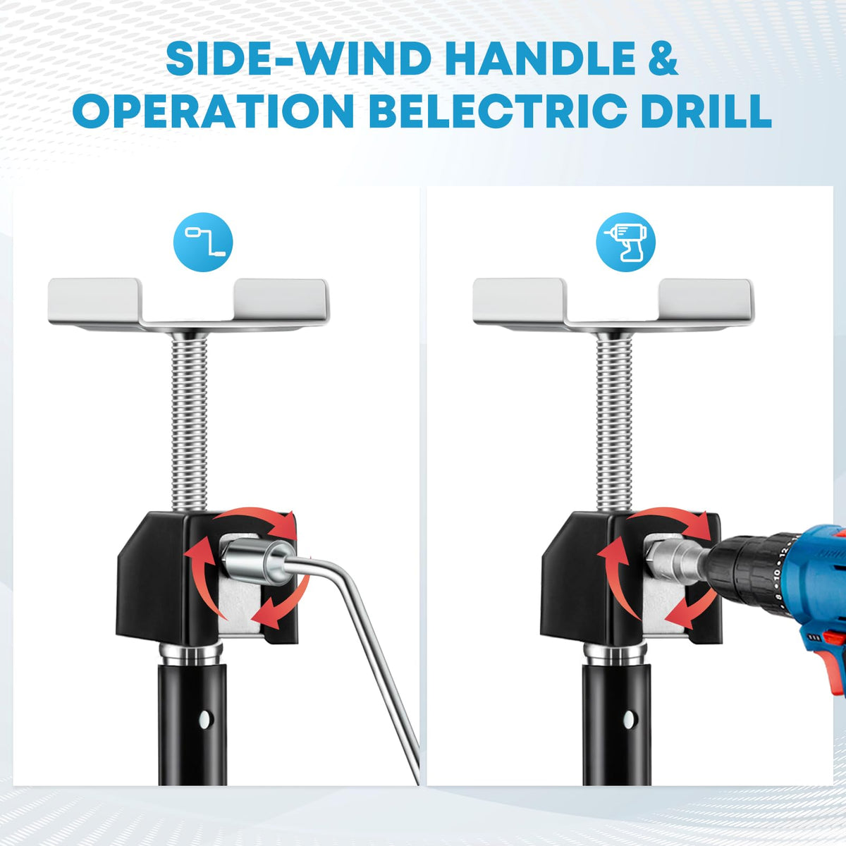RV slide out stabilizer jacks