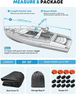 Kohree trailerable boat cover with adjustable straps for secure transport when properly fastened. 