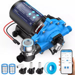 Kohree water pump with accessories and smartphone app