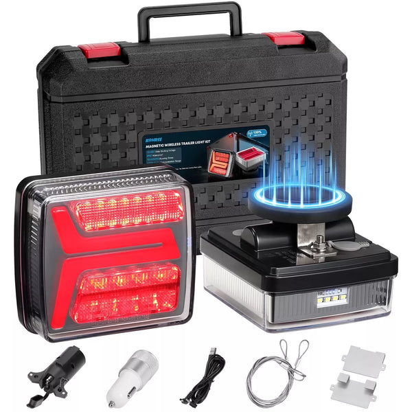 Kohree trailer light kit with case, lights, and accessories