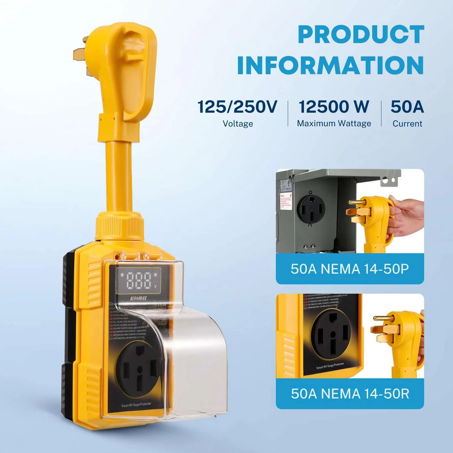 yellow surge rv protector information