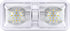 12V LED Doppelkuppelleuchte
