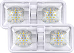 Set of 2 12V LED Double Dome Light